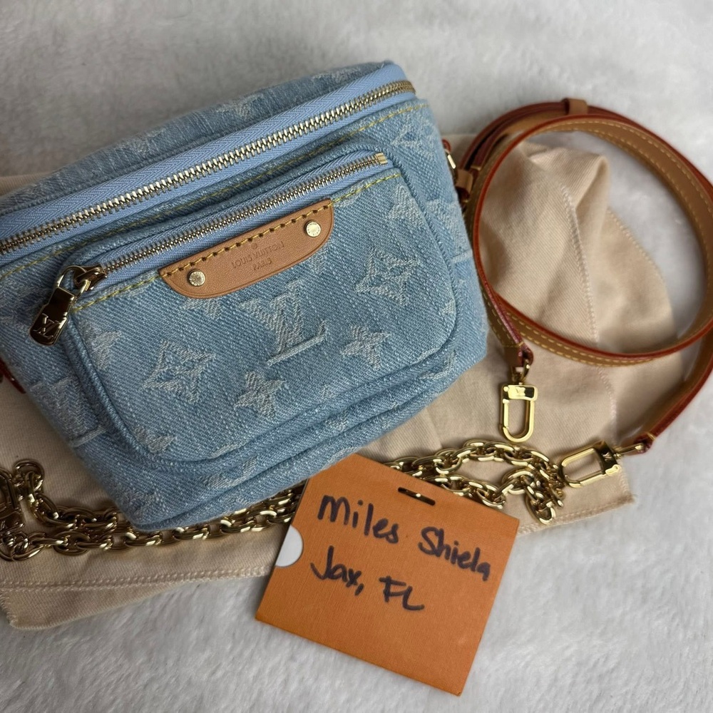 Louis Vuitton Mini Bumbag in Denim
